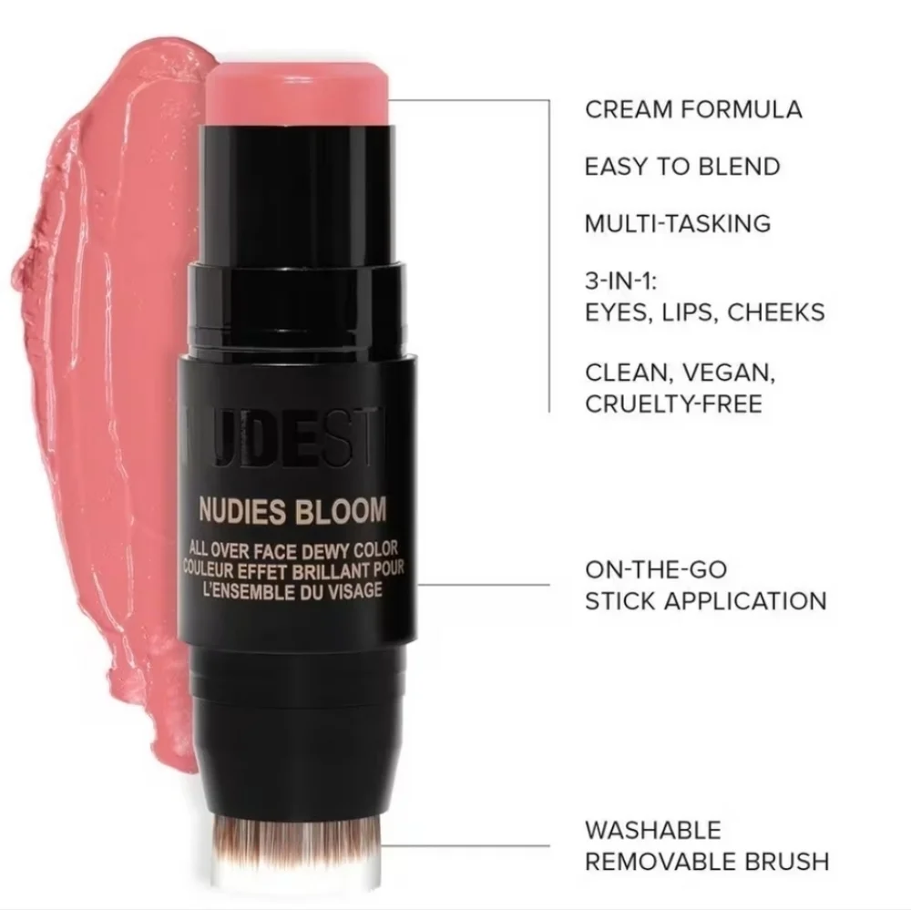 Nudestix CHERRY BLOSSOM BABE Nudies Bloom All Over Face Dewy Color | NEW